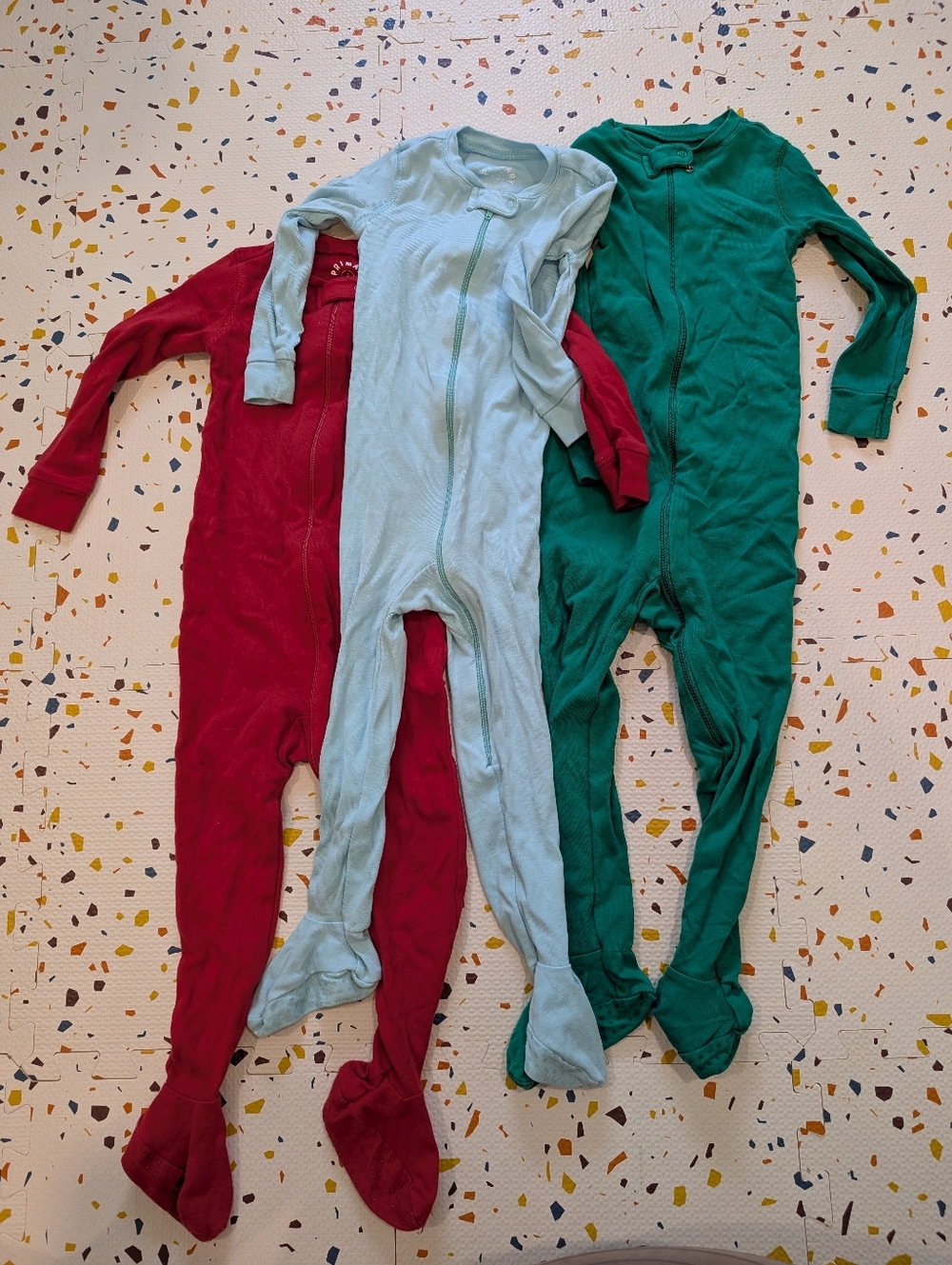 Lot Of 3 Primary Organic Cotton Pj's 2T